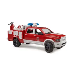 Juegos de coches - ram 2500 camión de bomberos Bruder image-1