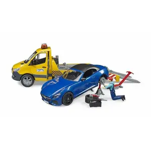 Jogos de carros - mb sprinter transporter com roadster Bruder image-1