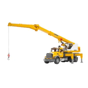 Giochi di auto - mack granito camion gru Bruder Liebherr