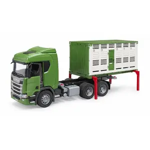Jeux de voiture - Scania Super 560R transport de bétail Bruder image-1