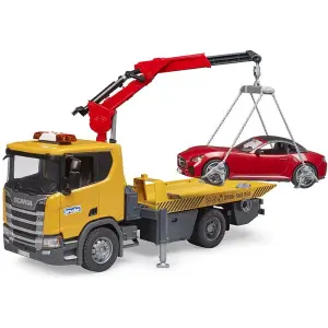 Auto spelletjes - scania super 560r met roadster Bruder