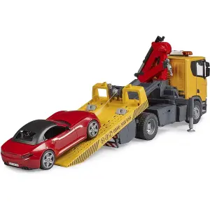 Auto spelletjes - scania super 560r met roadster Bruder image-1