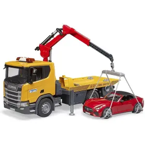 Auto spelletjes - scania super 560r met roadster Bruder image-2