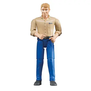 Figurine - Man with jeans Bruder image-0