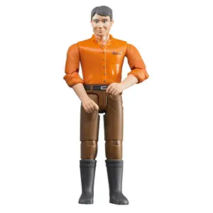 Figurine - Man with jeans Bruder image-0