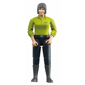 Woman figurine with dark blue jeans Bruder image-0