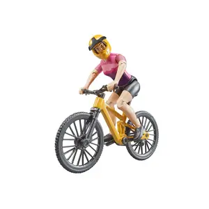 Figurine - mountain bike with rider Bruder image-0