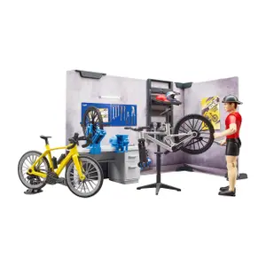 Figurine - bicycle store Bruder image-0