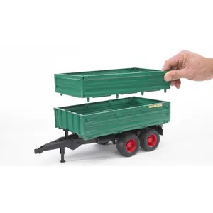 2-level tilt trailer car sets Bruder image-2