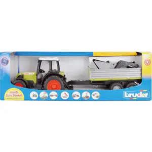 Claas Tractor Loader Truck Toy Set Bruder image-0