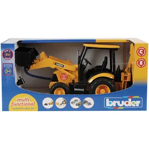 Car sets backhoe loader jcb midi cx Bruder image-4