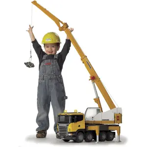 Camion con gru Bruder Scania liebherr image-1