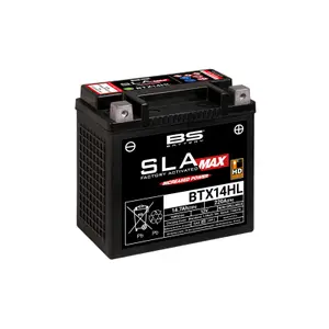 Factory-activated motorcycle battery BS Battery BTX14HL image-0