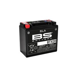 Fabriksaktiveret motorcykelbatteri BS Battery BTX20 image-1