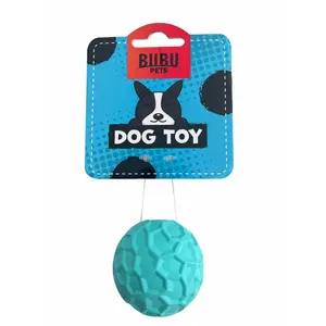 Lekvoedselspeeltje voor honden met stenen muurontwerp BUBU Pets image-0