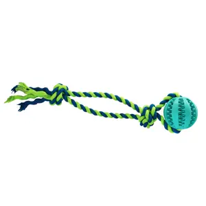 Tandheelkundig baseball hondenspeeltje met katoenen touw BUBU Pets image-0