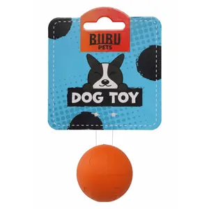 Jouet pour chien balle en caoutchouc avec couineur BUBU Pets image-1