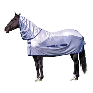 Couverture pour cheval Bucas Buzz-off Rain Full Neck image-0