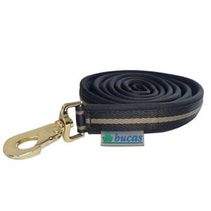 21200-22-training-lead-for-horse-and-dog-bucas-dublin-blacl-gold-200-cm