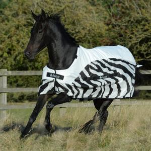 Wodoodporna derka dla koni Bucas Rain Zebra image-2