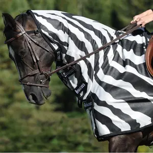 Fly Blanket Bucas Buzz-Off Riding Zebra image-2