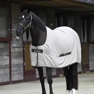 Linen stable blanket for horse Bucas Cool image-1