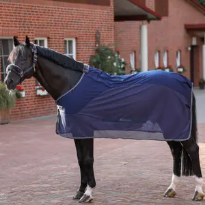Fleece deken voor paard voor competitie Bucas Show-Line image-0