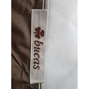 Lina na szyję dla koni Bucas Choco-Hook & Loop image-0