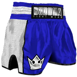 Short de boxe Thaï Buddha Fight Wear Retro Premium image-0