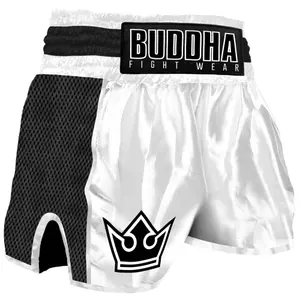 Thai-Boxing-Shorts Buddha Fight Wear Retro Premium image-0