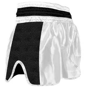 Thai-Boxing-Shorts Buddha Fight Wear Retro Premium image-1