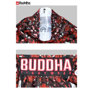 Short de boxe Thaï Buddha Fight Wear Retro Devil image-2