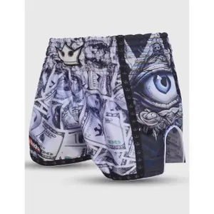 Short de boxe dollar Thaï Buddha Fight Wear image-1