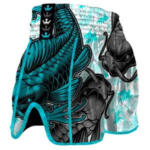 Shorts för thaiboxning Buddha Fight Wear Retro Koy image-1