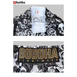 Short de boxe Thaï Buddha Fight Wear Retro Mexican image-4