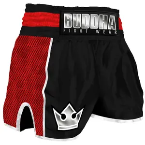 Pantalón corto Muay Thai Buddha Fight Wear Retro Premium image-0