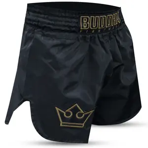 Pantalón corto Muay Thai Buddha Fight Wear Retro Old School image-1