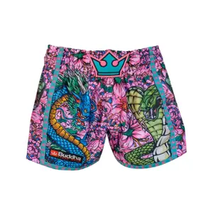Short de boxeo tailandés Buddha Fight Wear Paradise image-0