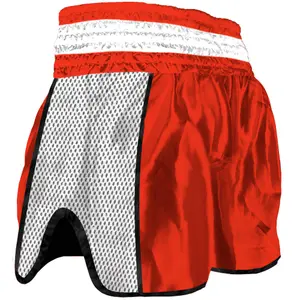 Thai boxing shorts Buddha Fight Wear Retro Premium image-1