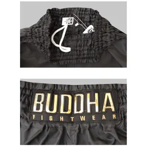 Thai-Boxing-Shorts Buddha Fight Wear Retro Old School image-4