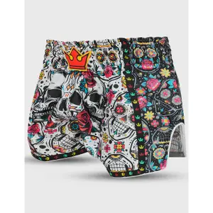 Short de boxeo santa muerte Thaï Buddha Fight Wear image-1