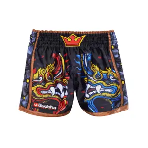 Short de boxe Thaï Buddha Fight Wear Snake image-0
