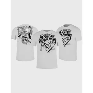 Camiseta de algodón creepy Buddha Fight Wear image-2