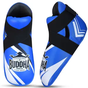 Thai boxing shin guards Buddha Fight Wear image-0