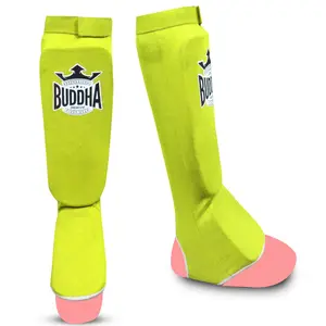 Protège-tibias boxe Thaï poly coton Buddha Fight Wear image-0