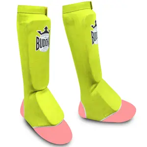 Protège-tibias boxe Thaï poly coton Buddha Fight Wear image-1