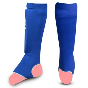 Thai boxing poly cotton shin guards Buddha Fight Wear image-2