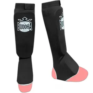 Protège-tibias boxe Thaï poly coton Buddha Fight Wear image-0