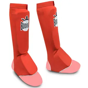 Protège-tibias boxe Thaï poly coton Buddha Fight Wear image-1