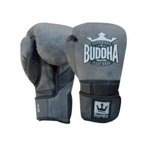 Leather boxing gloves Buddha Fight Wear image-0